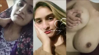 Cute Hijabi GF Boobs & Rubbing Pussy Closeup Video MMS