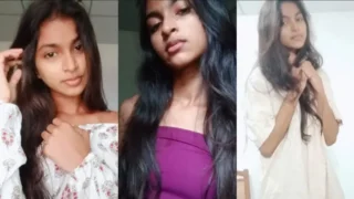 Sri Lankan College GF Show & Sucking on her Thumb Video MMS